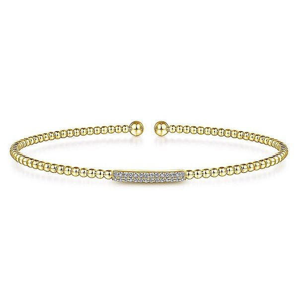 14k Bujukan Bead Cuff Bracelet David Douglas Diamonds & Jewelry Marietta, GA