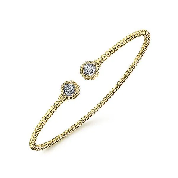 14k Bujukan Bead Cuff Bracelet Image 2 David Douglas Diamonds & Jewelry Marietta, GA