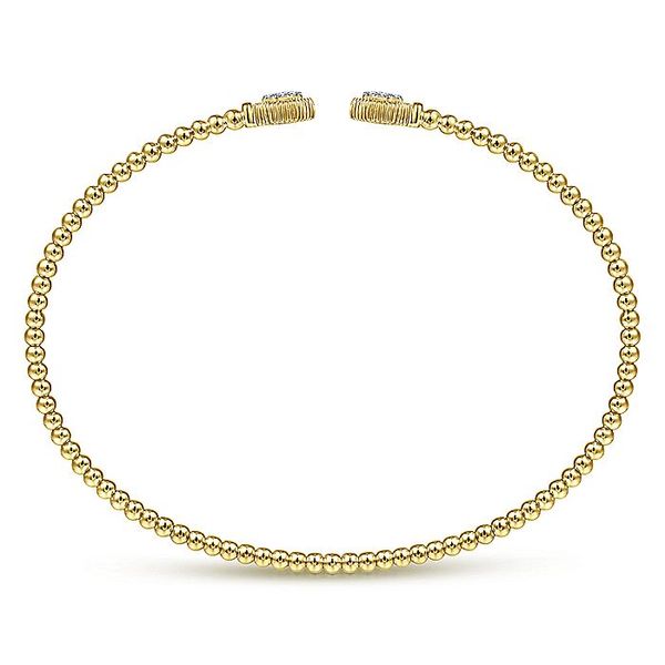 14k Bujukan Bead Cuff Bracelet Image 3 David Douglas Diamonds & Jewelry Marietta, GA