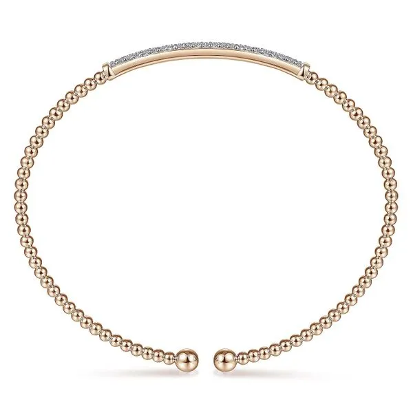 Bujuakan Bead Open Bangle Image 3 David Douglas Diamonds & Jewelry Marietta, GA