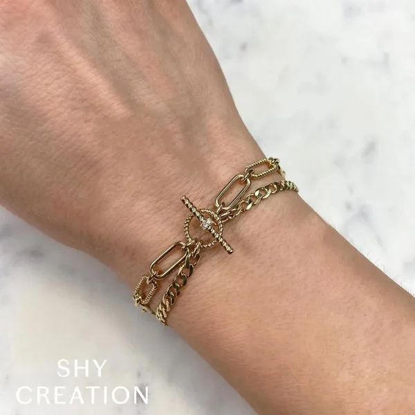 14k Stackable Bracelets