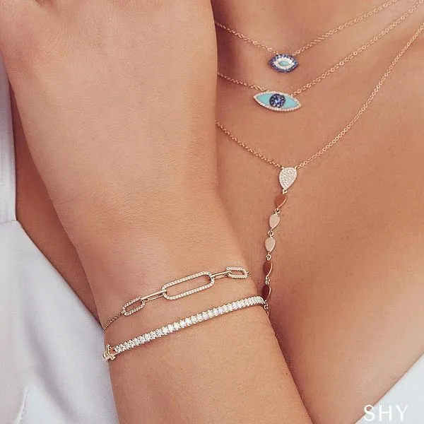 Paper Clip Bolo Bracelet