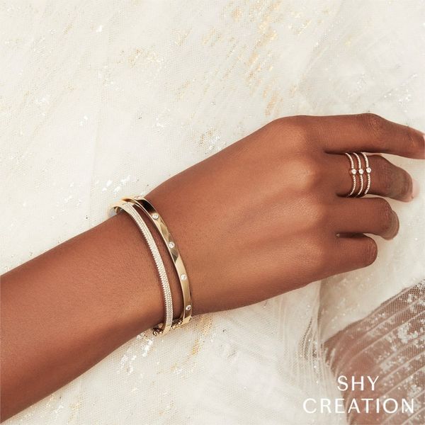 Classic Five Stone Bangle Image 2 David Douglas Diamonds & Jewelry Marietta, GA