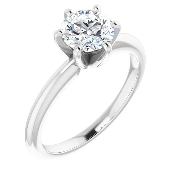 14k 1 Ct 6 Prong Solitaire Engagement Ring 001 190 01301 David Douglas Diamonds Jewelry Marietta Ga