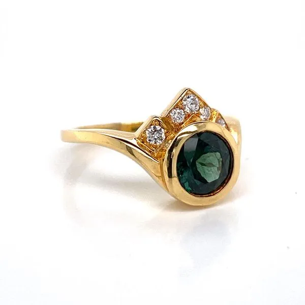 18k Montana Sapphire Ring