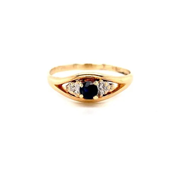 10k Yellow Gold Sapphire Ring 001 200 00934 10ky Marietta David