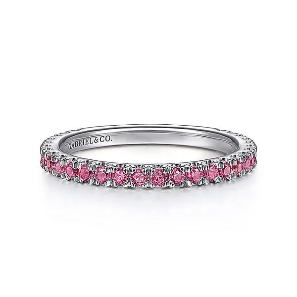 14k Birthstone Stackable Ring | July David Douglas Diamonds & Jewelry Marietta, GA