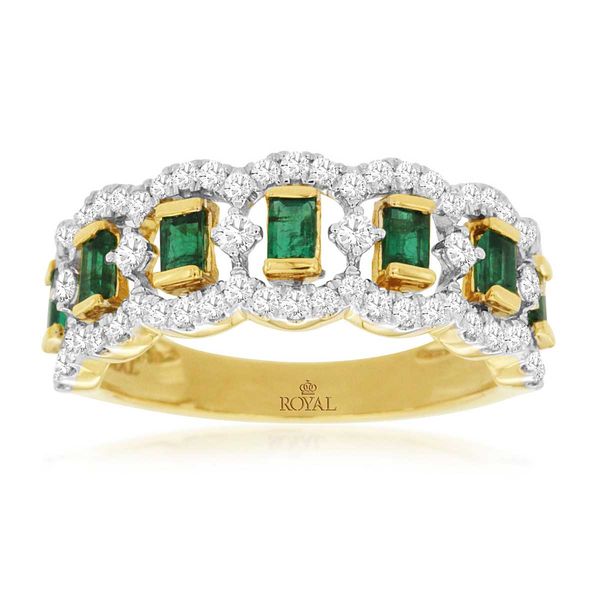 14k Yellow Gold Gemstone & Diamond Ring David Douglas Diamonds & Jewelry Marietta, GA