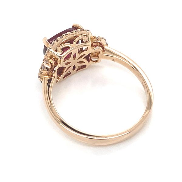 14k Halo Style Gemstone Ring Image 5 David Douglas Diamonds & Jewelry Marietta, GA