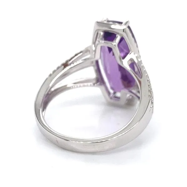 14k Halo Style Gemstone Ring Image 4 David Douglas Diamonds & Jewelry Marietta, GA