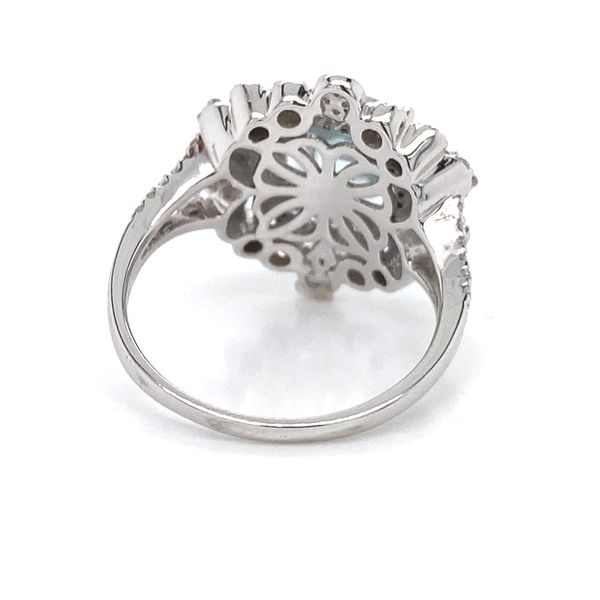 14k Halo Style Gemstone Ring Image 4 David Douglas Diamonds & Jewelry Marietta, GA