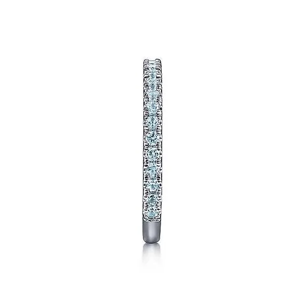 14k Birthstone Stackable Ring | December thumb image 4