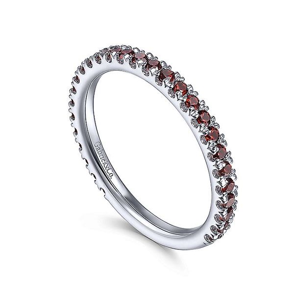 14k Birthstone Stackable Ring | January Image 3 David Douglas Diamonds & Jewelry Marietta, GA