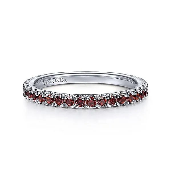 14k Birthstone Stackable Ring | January David Douglas Diamonds & Jewelry Marietta, GA