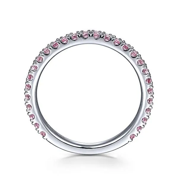 14k Birthstone Stackable Ring | October thumb image 2