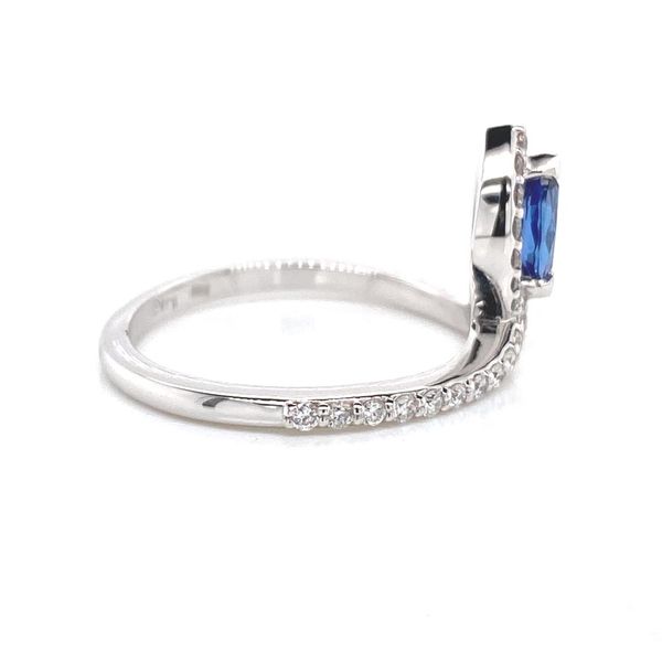 14k Bypass Halo Ring Image 3 David Douglas Diamonds & Jewelry Marietta, GA