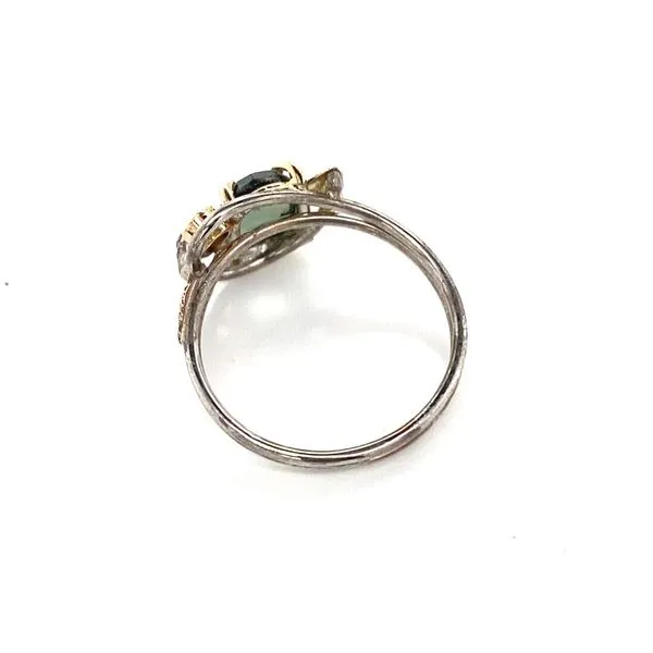 14k Organic Style Gemstone Ring