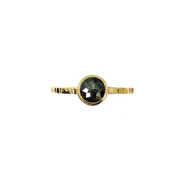 14k Grey Rose Cut Diamond Ring David Douglas Diamonds & Jewelry Marietta, GA