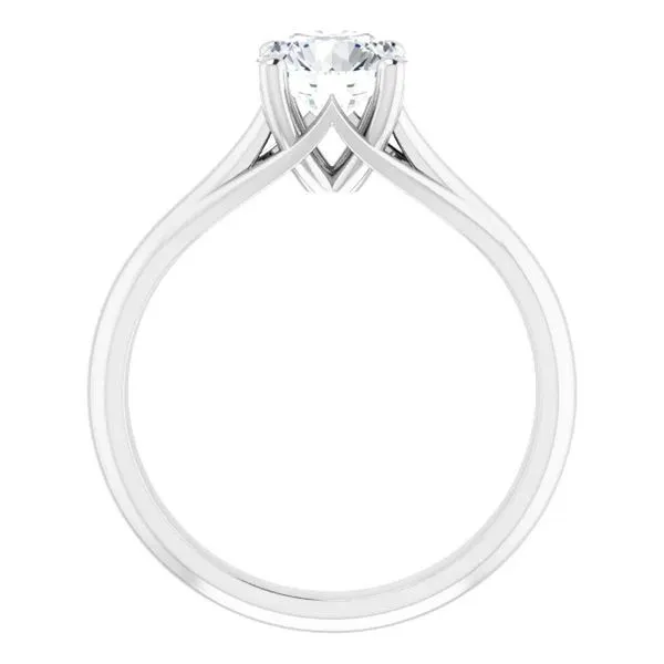 14k Solitaire Moissanite Ring Image 2 David Douglas Diamonds & Jewelry Marietta, GA