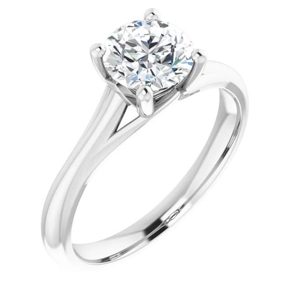 14k Solitaire Moissanite Ring David Douglas Diamonds & Jewelry Marietta, GA