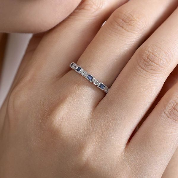 Sapphire Stackable Ring Image 4 David Douglas Diamonds & Jewelry Marietta, GA