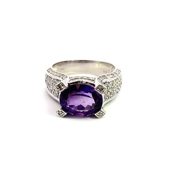 Pave Gemstone Ring