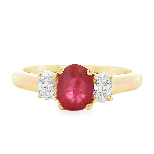 Oval Three Stone Ring David Douglas Diamonds & Jewelry Marietta, GA