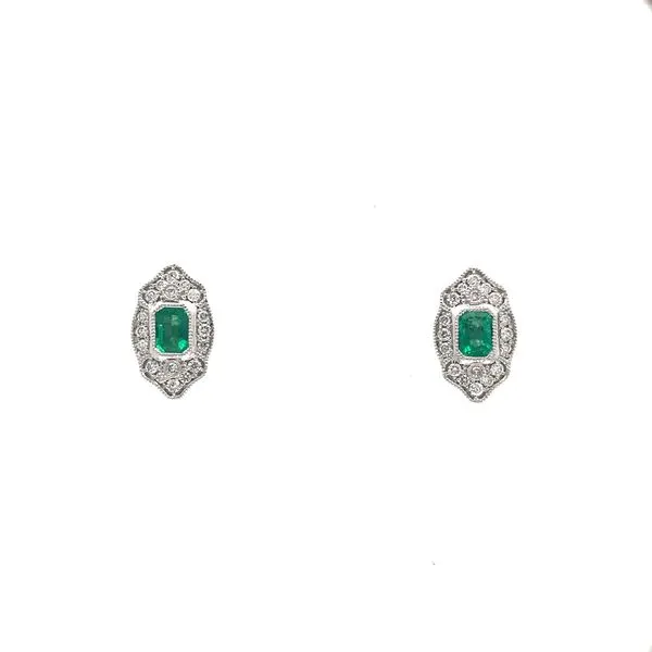 18k White Gold Gemstone Earrings David Douglas Diamonds & Jewelry Marietta, GA