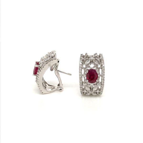 18k White Gold Gemstone Earrings David Douglas Diamonds & Jewelry Marietta, GA