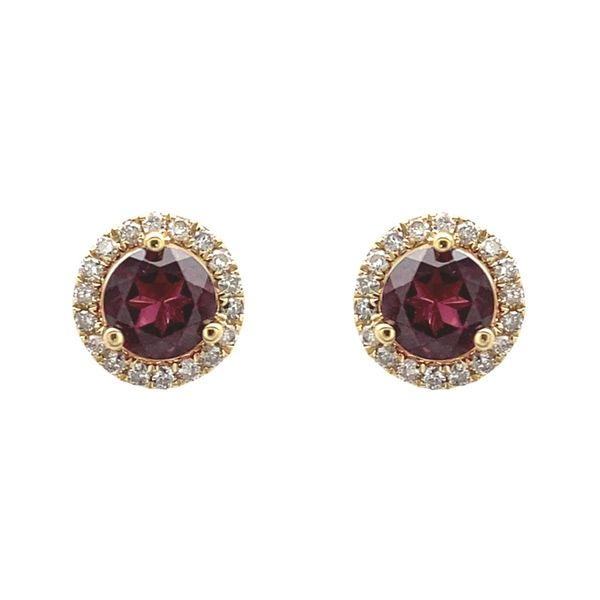 14k Halo Earrings Image 2 David Douglas Diamonds & Jewelry Marietta, GA