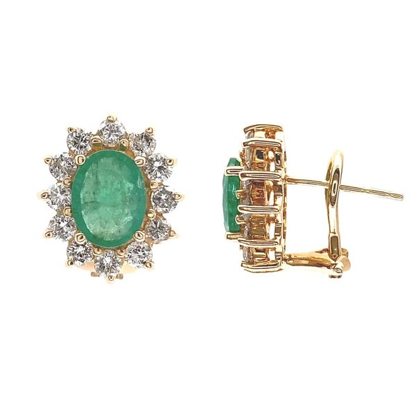 14k Halo Style Earrings David Douglas Diamonds & Jewelry Marietta, GA