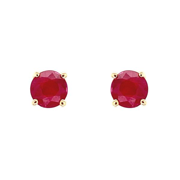 14k Ruby Stud Earrings Image 2 David Douglas Diamonds & Jewelry Marietta, GA