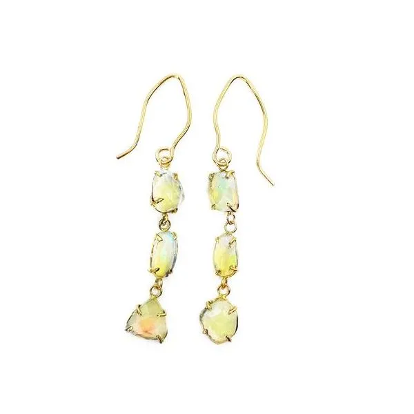 14k Opal Link Earrings David Douglas Diamonds & Jewelry Marietta, GA