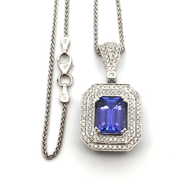 Double Halo Necklace Image 2 David Douglas Diamonds & Jewelry Marietta, GA