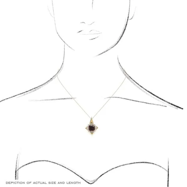 Compass Rose Inspired Necklace