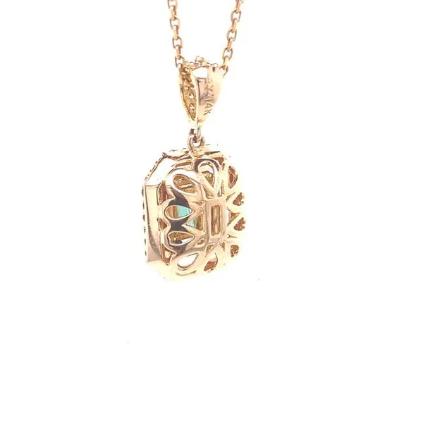 14k Double Halo Necklace Image 3 David Douglas Diamonds & Jewelry Marietta, GA