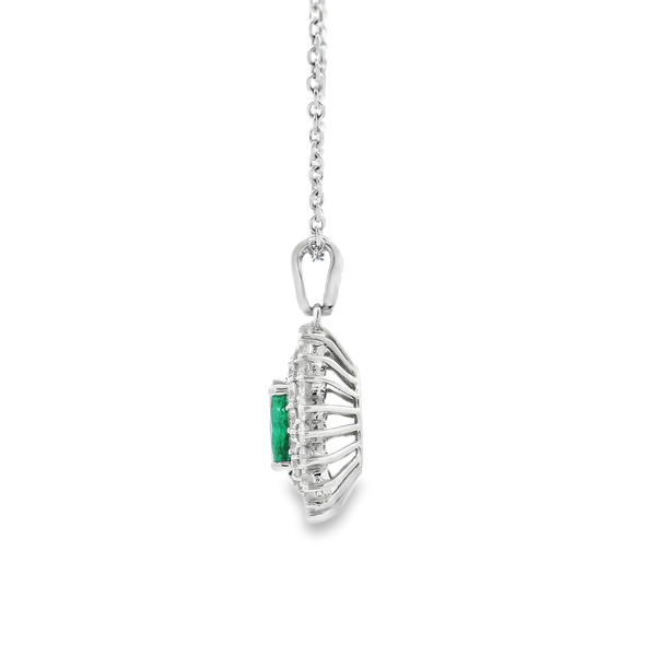 Double Halo Necklace Image 2 David Douglas Diamonds & Jewelry Marietta, GA