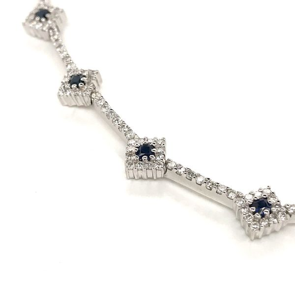 18k White Gold Gemstone Fashion Necklace Image 2 David Douglas Diamonds & Jewelry Marietta, GA