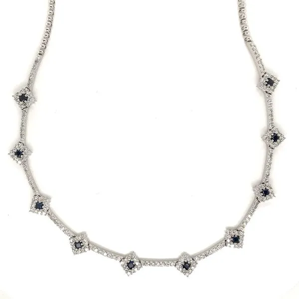 18k White Gold Gemstone Fashion Necklace David Douglas Diamonds & Jewelry Marietta, GA