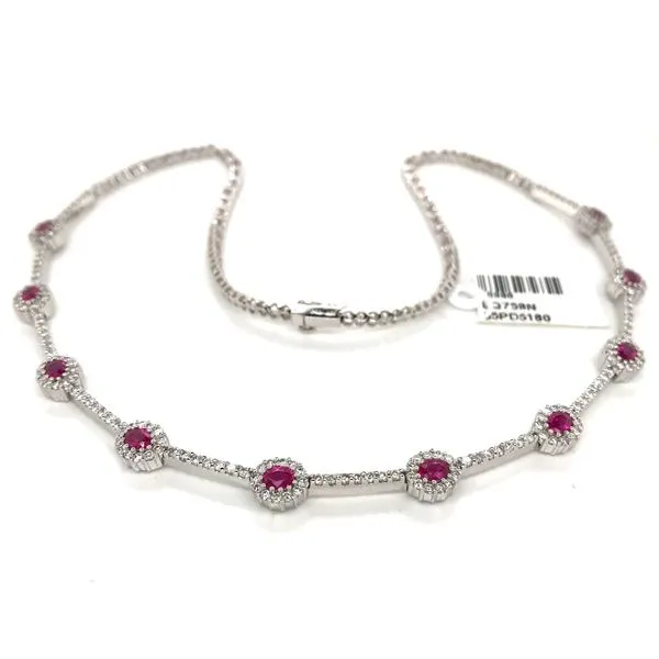 18k White Gold Gemstone Fashion Necklace David Douglas Diamonds & Jewelry Marietta, GA