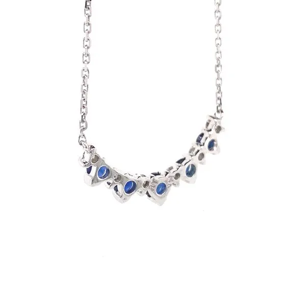 14k Curved Bar Necklace thumb image 3