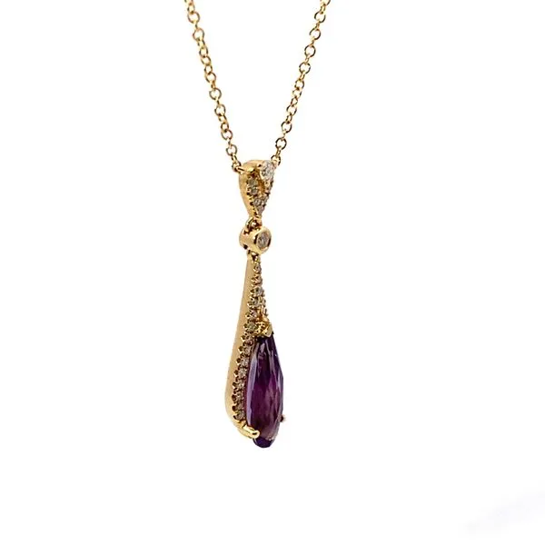 Elongated Drop Necklace