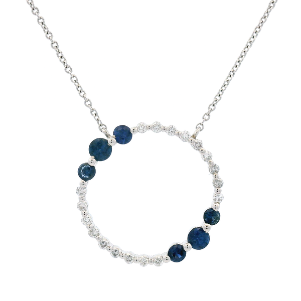 Classic Circle Necklace Image 2 David Douglas Diamonds & Jewelry Marietta, GA
