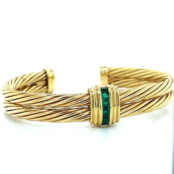 David Yurman Emerald Bangle thumb image 1