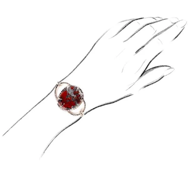 Silver Gemstone Bracelet