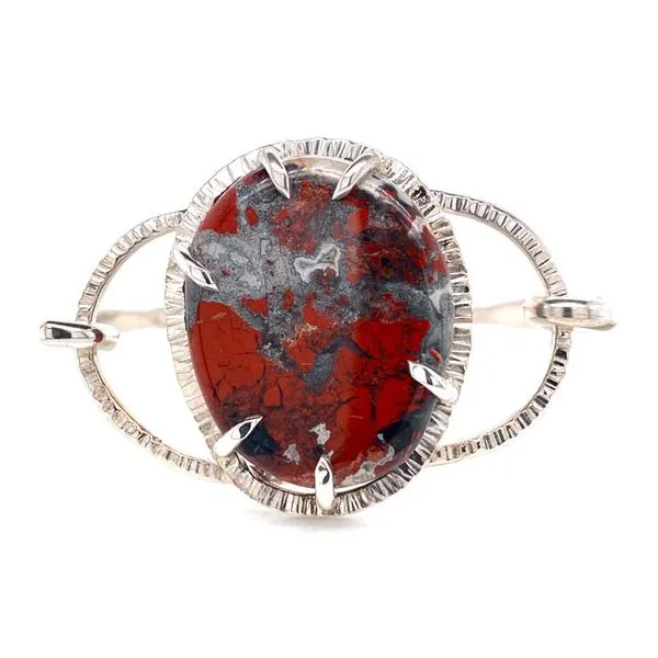 Silver Gemstone Bracelet