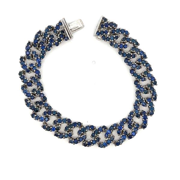 Sapphire Link Bracelet Image 2 David Douglas Diamonds & Jewelry Marietta, GA
