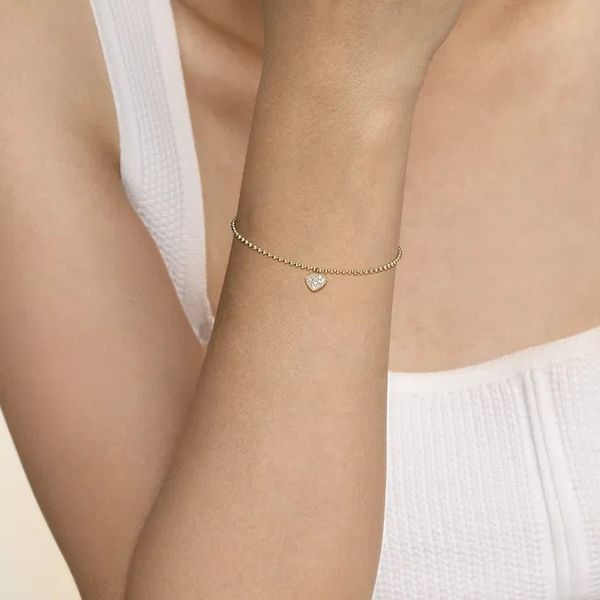 Gaby Heart Charm Bracelet Image 3 David Douglas Diamonds & Jewelry Marietta, GA
