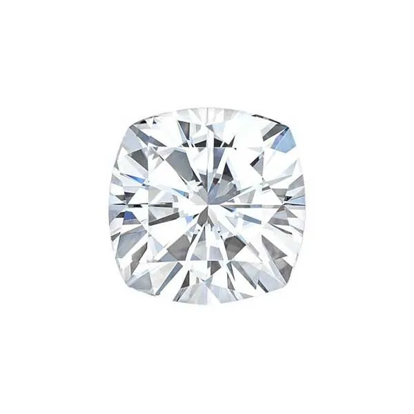 Forever One 1.30CTW Cushion Near-Colorless Moissanite Gem...