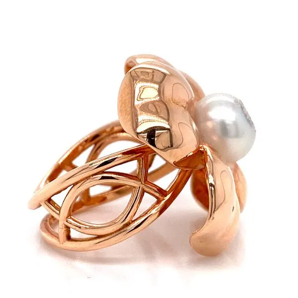 14k Pearl Flower Ring Image 3 David Douglas Diamonds & Jewelry Marietta, GA